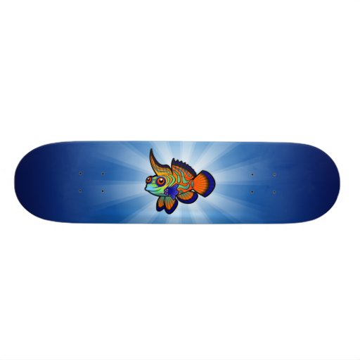 Cartoon Mandarin / Dragonet Fish Skateboard Decks