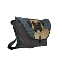 Cartoon Mastiff / Bullmastiff Commuter Bags