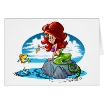 Cartoon Mermaid cards