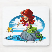 Cartoon Mermaid mousepads
