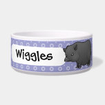 Cartoon Miniature Pig Dog Bowl