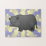 Cartoon Miniature Pig Jigsaw Puzzles