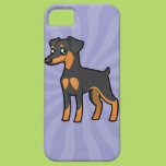Cartoon Miniature Pinscher / Manchester Terrier iPhone 5 Covers