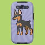 Cartoon Miniature Pinscher / Manchester Terrier Galaxy S3 Cover
