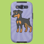 Cartoon Miniature Pinscher / Manchester Terrier Samsung Galaxy S3 Cases