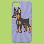 Cartoon Miniature Pinscher / Manchester Terrier iPhone 5 Case
