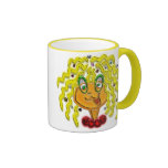 Cartoon Modern Girl Print Mug