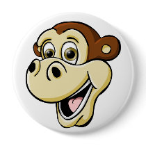 Cartoon Monkey buttons
