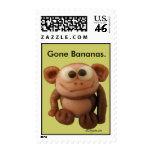 Cartoon Monkey Custom Postage Stamps