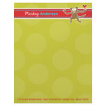 Cartoon Monkey Fun Personal Custom Letterhead