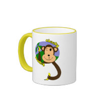 Cartoon Monkey Mug mugs
