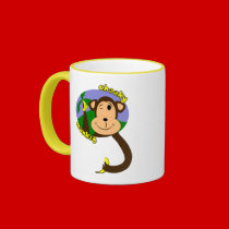Cartoon Monkey Mug