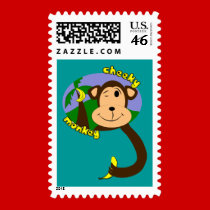 Cartoon Monkey postage