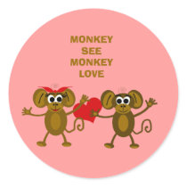 Cartoon Monkey Stickers by Derora Cartoon Monkey Stickers