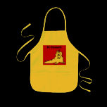 Cartoon Monster Chef Apron For Kids No Escargot!