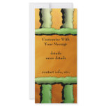 Cartoon Monster Stripes Personalized Rack Card