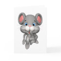 Cartoon Mouse Greeting Card by potpourri Cartoon Mouse Greeting Card