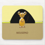 CARTOON MOUSE ON A MOUSEPAD!