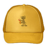Cartoon Mouse Pouring Melted Cheedar Cheese Trucker Hat