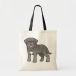 Cartoon Neapolitan Mastiff Canvas Bag
