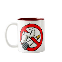 Cartoon No Smoking Sign mugs by RandomGames Cartoon No Smoking Sign mugs