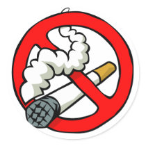Cartoon No Smoking Sign stickers by RandomGames Cartoon No Smoking Sign stickers