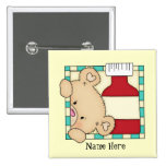 Cartoon Nurse Bear add name button buttons