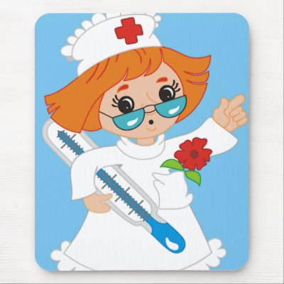 Cartoon Nurse Mousepad Zazzle_mousepad Cartoon Nurse Mousepad Zazzle_mousepad