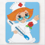 Cartoon Nurse Mousepad