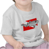 Cute Nurse Shark Diving Flag 