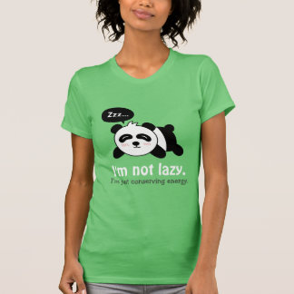 sleeping panda t shirt