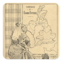 Cartoon of Queen Victoria from Le Rire Stickers