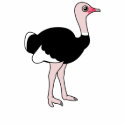 Cartoon Ostrich t-shirts by birdorable Cartoon Ostrich t-shirts