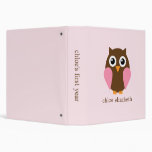Cartoon Owl Baby Photo Binder {pink}