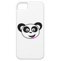 Cartoon Panda Bear Face iPhone 5 Covers