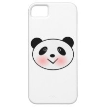 Cartoon Panda Face iPhone 5 Cover