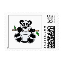 Cartoon Panda Stamps