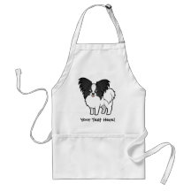 Cartoon Papillon Apron