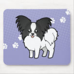 Cartoon Papillon Mousepad