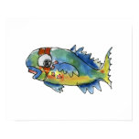 Cartoon Parrot Fish Children's Wall Art Poster posters