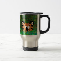 Cartoon Peeking Baby Tiger Rahul Travel Mug mugs