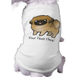 Cartoon Pekeingese (puppy cut) Dog Clothes