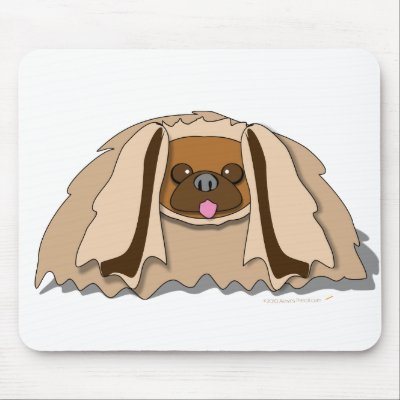 cartoon pekingese