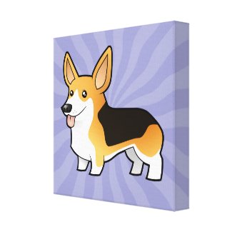 Cartoon Pembroke Welsh Corgi Cartoon Pembroke Welsh Corgi Home Decor