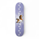 Cartoon Pembroke Welsh Corgi skateboard