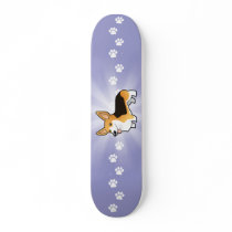 Cartoon Pembroke Welsh Corgi Skate Boards