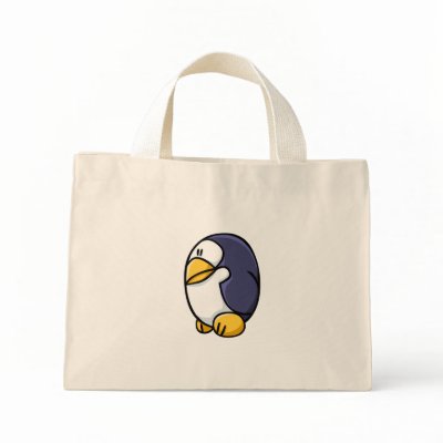 Cartoon Penguin Bags by RandomGames