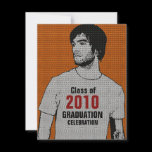 Cartoon Photo Insert 5 Graduation Party Invitation