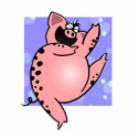Cartoon Pig Dance | Funny Cartoon Pig Dancer t-shirts
