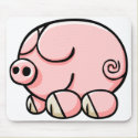 Cartoon Pig mousepads